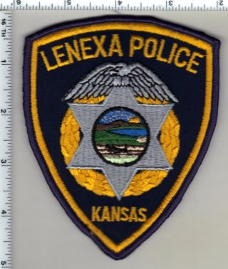 Lenexa Police (kansas) Shoulder Patch - From 1992