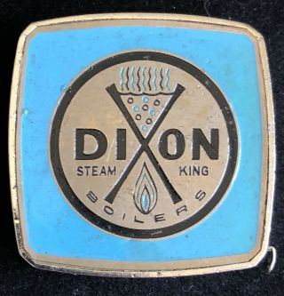 Vintage Pocket 6ft Tape Measure Advertising Dixon Boilers