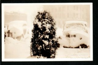 Vintage Rppc Postcard: Winter Scene In Lamar,  Colorado