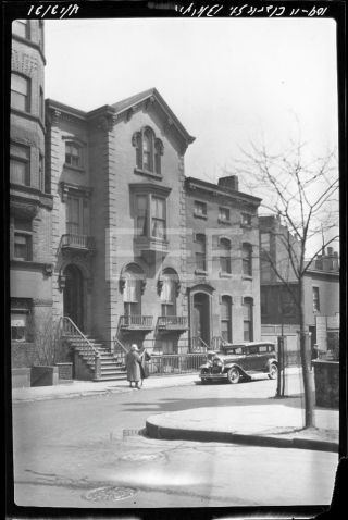 1931 109 - 11 Clark St Brooklyn York City Nyc Old Sperr Photo Negative T240