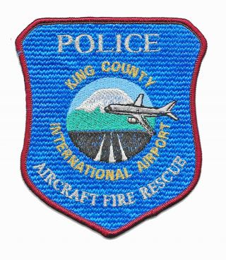 Patch Police Washington King County International Airport Aircraft Fire Rescue
