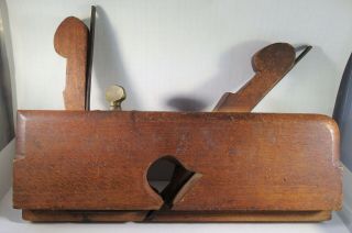 Antique Tool 19th C Wooden English Stothert Bath Molding Dado Plane