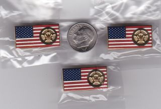 Us Marshals Service Badge American Flag Lapel Hat Pin 6 - Pack