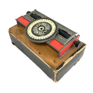 The Practical No.  2 Typewriter Schreibmaschine Antique Vtg Toy Index