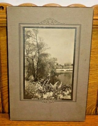 1915 Wh.  C.  Weidling Photograph Of Pond - Nature 