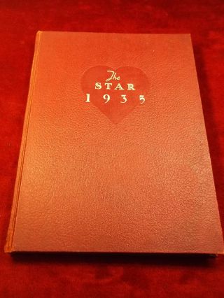 Neat Old Vtg 1935 Yearbook/annual " The Star " Henderson State Teachers College
