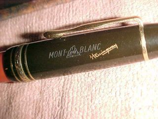 1994 Mont Blanc Hemingway 28603 Limited Edition - Box/receipt