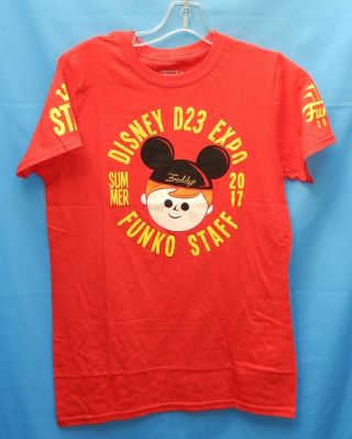 Funko Staff Disney Expo Freddy T - Shirt Small,  &,  In Red