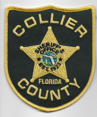 Collier County Sheriff State Of Florida Fl Shoulder Patch
