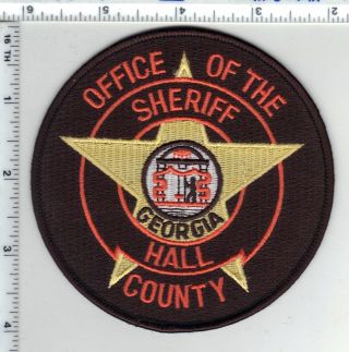 Hall County Deputy Sheriff (georgia) Third Issue Shoulder Patch - 1980 