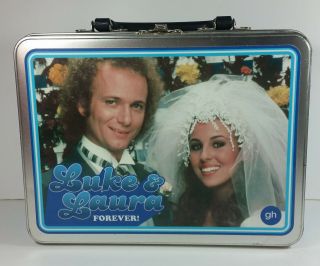 General Hospital Luke Laura Lunch Box Limited Edition Rare Francis Geary Wedding