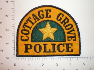Mn Minnesota Cottage Grove Police Vintage Patch 2nd Issue - Very Rare