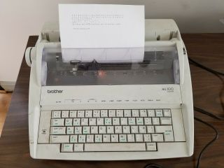Brother Ml - 100 Standard Daisy Wheel Typewriter (fully Functional)
