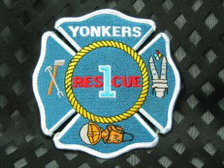 726 York Yonkers Rescue 1 Patch - ? Ladder 71 ?decommissioned & Re - Activated