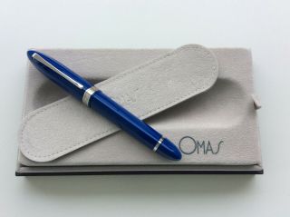 Omas 360 Mezzo Blue Fountain Pen Prototype