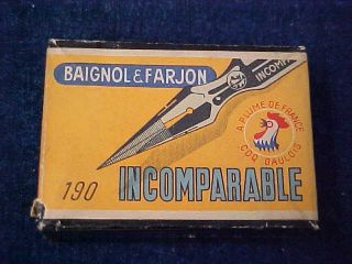 Vintage Fountain Pen Nibs " Baignol & Farjon " 144 Plumes