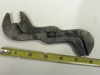 Antique Hand Tool - Two Headed Adjustable Wrench Very Old Very Hard To Find
