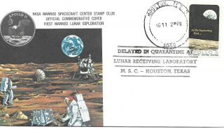 Test Cover For Apollo 11 Flown Crew - Signed " Type One " Quarantine Cover,