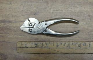 Vntg Sargent & Co. ,  5 - 9/16 " Parallel Jaw Pliers,  W/side Cutter,  Tackle,