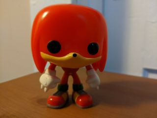 Funko Pop Video Games - Sonic The Hedgehog Knuckles 08 (vaulted,  No Box)