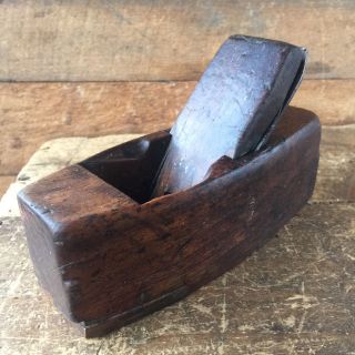 Antique Fenton & Marsden Wooden Smoothing Plane Old Antique Hand Tool Display 73