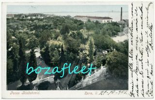 1902 Zadar Zara Parco Blazekovic Croatia K.  U.  K.  Stamp Antiqe Postcard