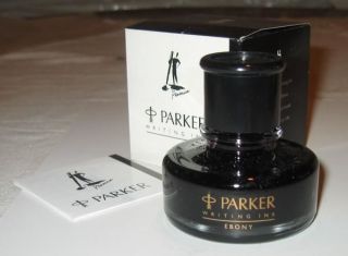 Parker Penman Writing Ink In Bottle 50ml Ebony 80 With Ink
