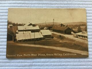 General View,  North Star Mine,  Grass Valley,  California Vintage Photo Postcard