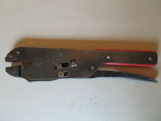 Vintage Bmc Mfg Corp.  Fem Tool & Die No.  11 Locking Vise Grip Lock Jaw Pliers