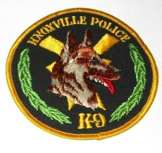 Knoxville Tennessee K - 9 Police Patch