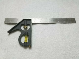 Craftsman 39567 Made In Usa 12 Inch Combination Square Vintage