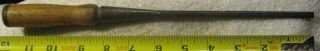 Vintage T H Witherby 1/4 " Wood Chisel Gouge Wood Tools,  Wood Handle,  Old