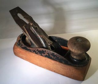 Unknown Maker Like Vintage Stanley No.  22 Transitional Smoothing Wood Plane 2