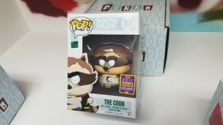 Funko Pop South Park 07 The Coon Sdcc 2017 Summer Convention Exclusive Vaulted