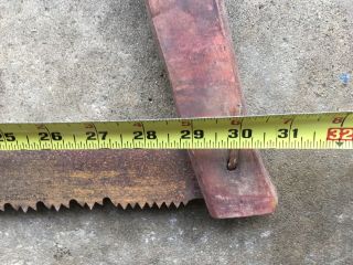 RARE VINTAGE/ANTIQUE 1 - 2 Man VERY OLD Hand Saw 2