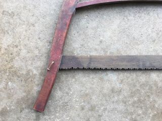RARE VINTAGE/ANTIQUE 1 - 2 Man VERY OLD Hand Saw 5