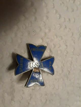 Very Rare Pin for American Nurses,  Spanish - American War,  1898.  Cuba. 2