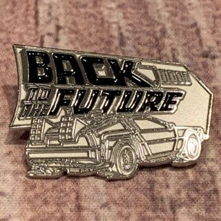 Universal Studios Back To The Future Delorean Car Pin From 2000 Florida