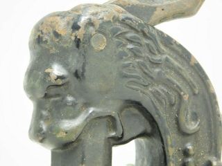 Antique Lion head cast iron seal press embosser BOARD OF HEALTH SUMMIT NJ 2