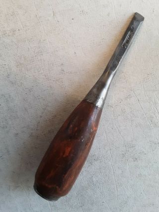 Vintage Stanley 1004 Everlasting Chisel,  3/8 " Wide / Patent Applied For