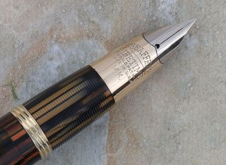 c 1946 Sheaffer Valiant II Tuckaway Fountain Pen,  Restored 6