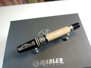 Marlen Aderl 830,  Light Brown,  Silver 925,  Rollerball Pen