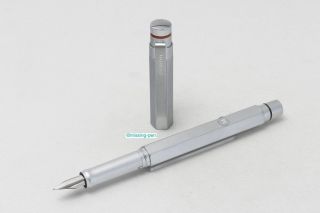 Rotring Newton Fountain Pen In Silver / Silber (from The 1990´s) F,  M Or Ob