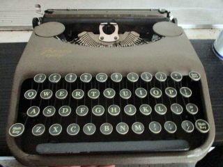 Vintage Antique Typewriter Corona Zephyr Lc Smith 1930 