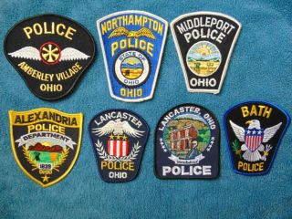 Ohio Police Patch 7 Patches