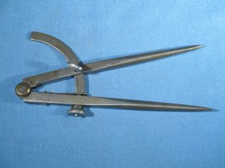 Vintage Russell Bros York 6 " Woodworking Compass Wing Dividers