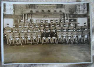 1939 " Candidates School " Military Photo Army? Officers World War 2 Soldiers