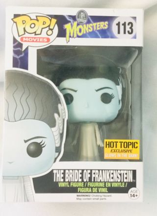 Funko Pop Bride Of Frankenstein Hot Topic Exclusive