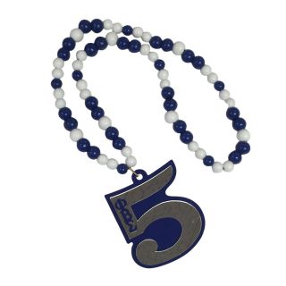 Phi Beta Sigma 5 Color Bead Tiki Number Necklace