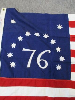 Vintage Bicentennial Spirit of 76 Flag 2